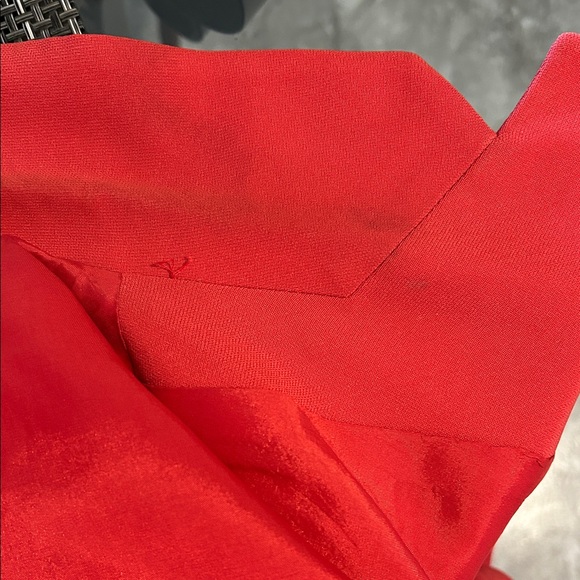 Casual Corner Bold Coral Skirt Set - Picture 3 of 6